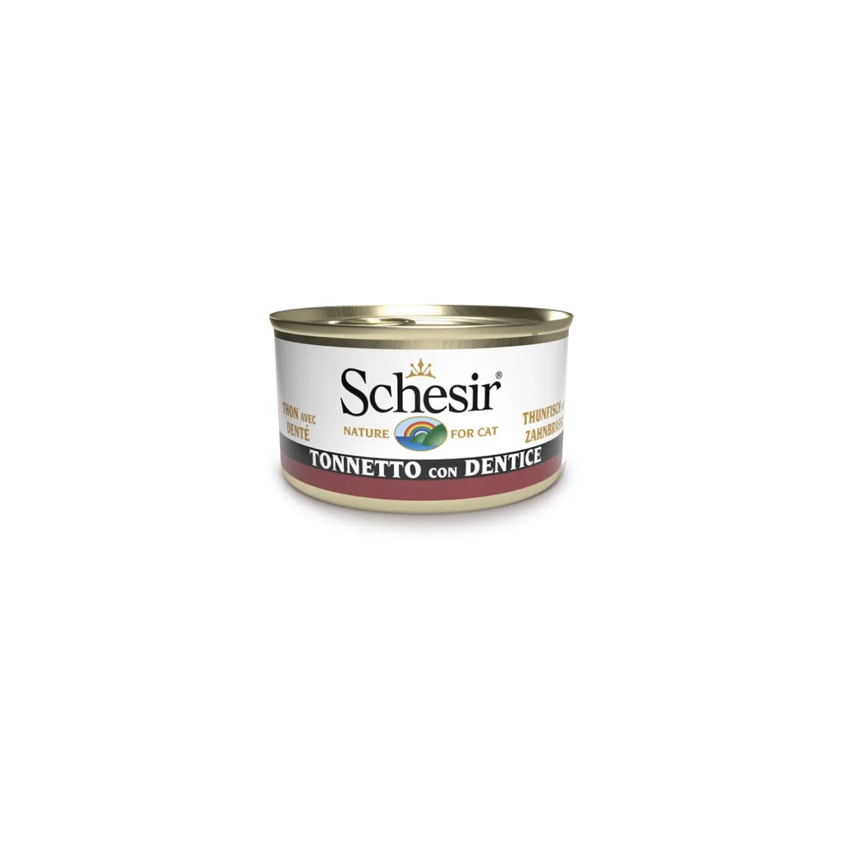 Schesir Nourriture Humide^Adult 24 x 85 g Thon et dente