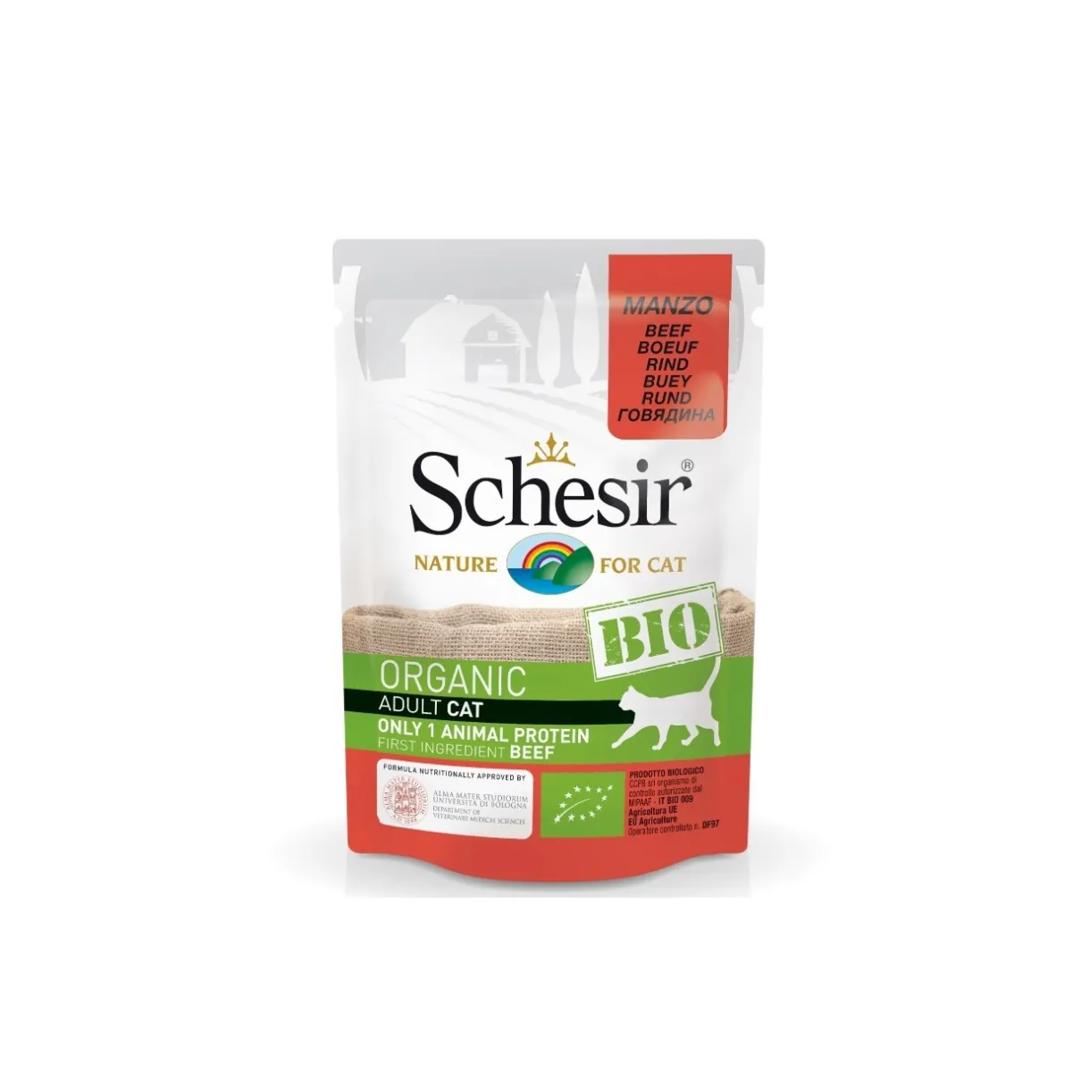 Schesir Nourriture Humide|Nourriture Bio^BIO 16 x 85 g Bœuf