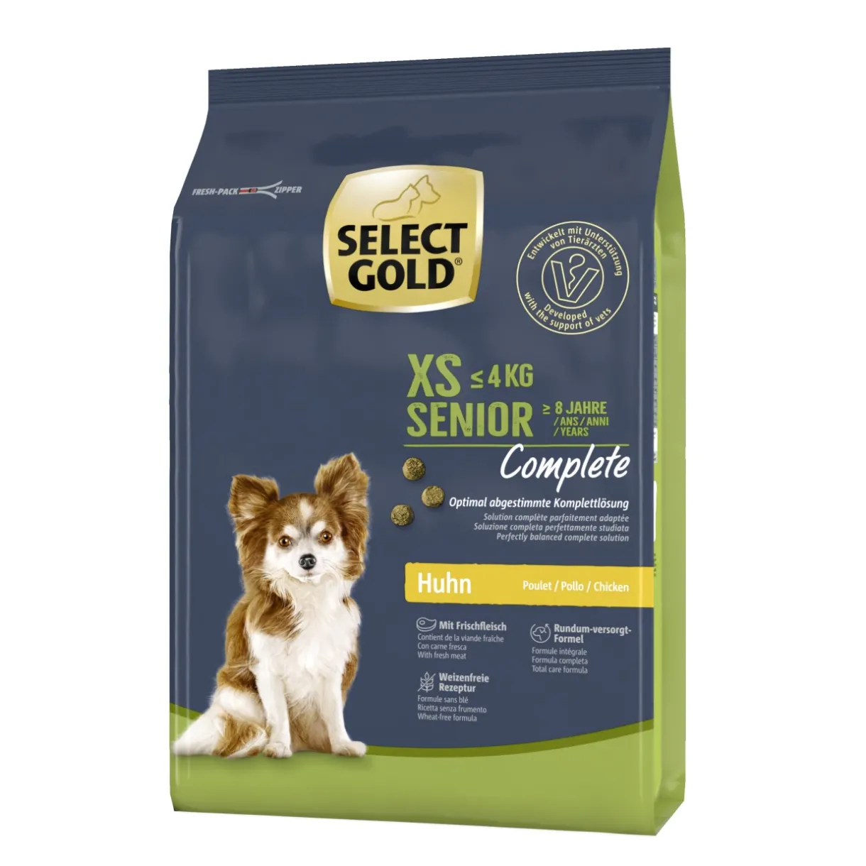 SELECT GOLD Croquettes^Complete XS Senior Poulet 1 kg