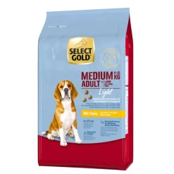 SELECT GOLD Croquettes^Light Medium Adult poulet 4 kg