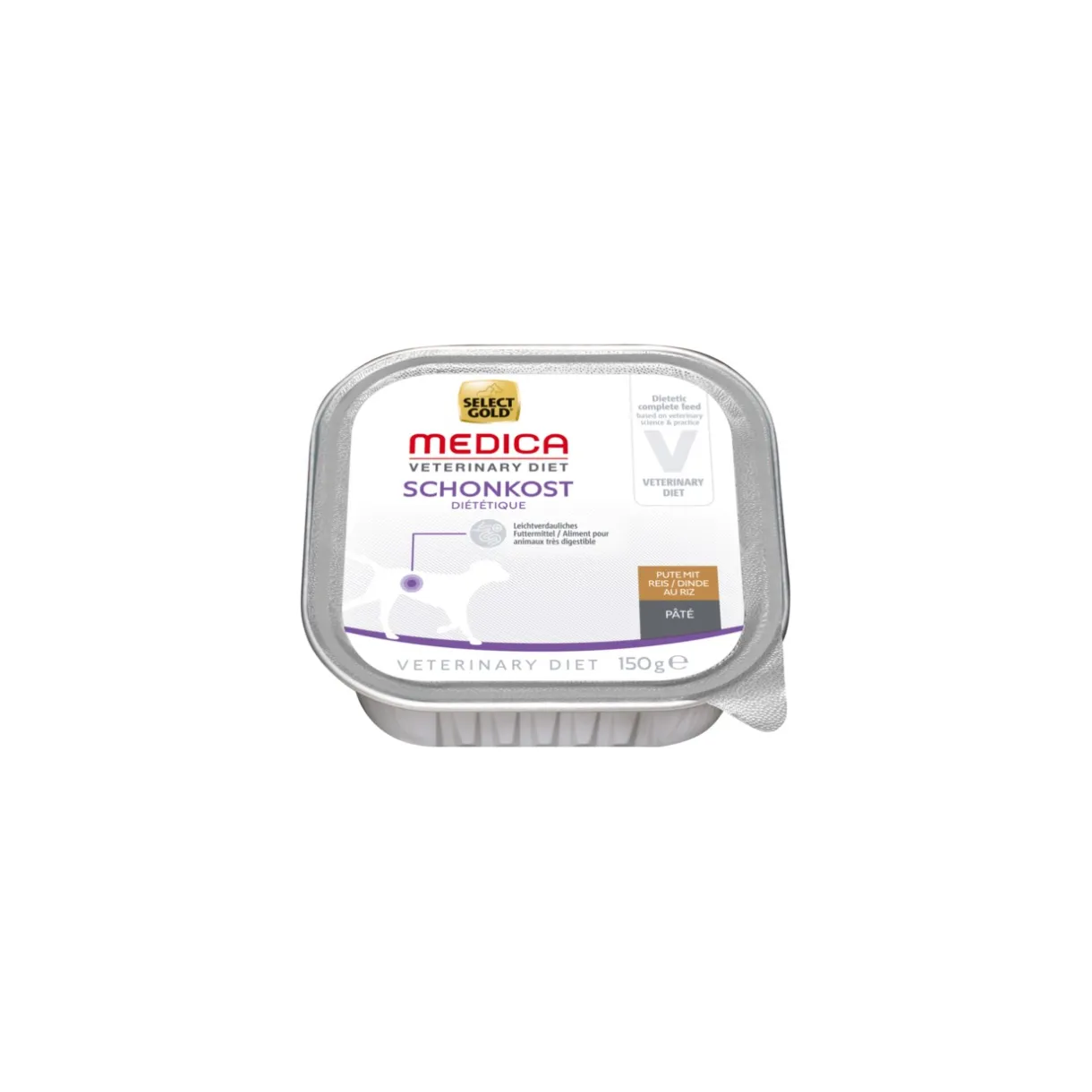 SELECT GOLD Alimentation Diététique|Nourriture Humide^Medica Alimentation douce Dinde au riz 10x150 g
