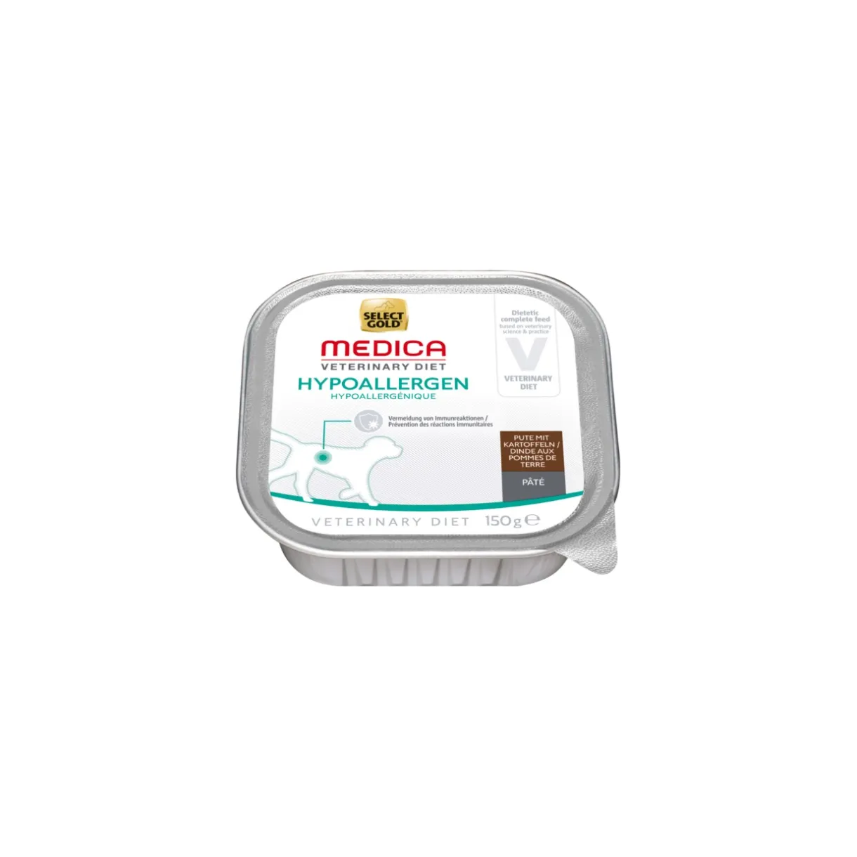 SELECT GOLD Hypoallergénique|Nourriture Hypoallergénique Chien^Medica Hypoallergénique dinde 10x150 g