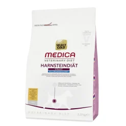 SELECT GOLD Croquettes|Problèmes Urinaires^Medica Régime pour calculs urinaires réduit la teneur en calories Mini avec du poulet 2,5 kg