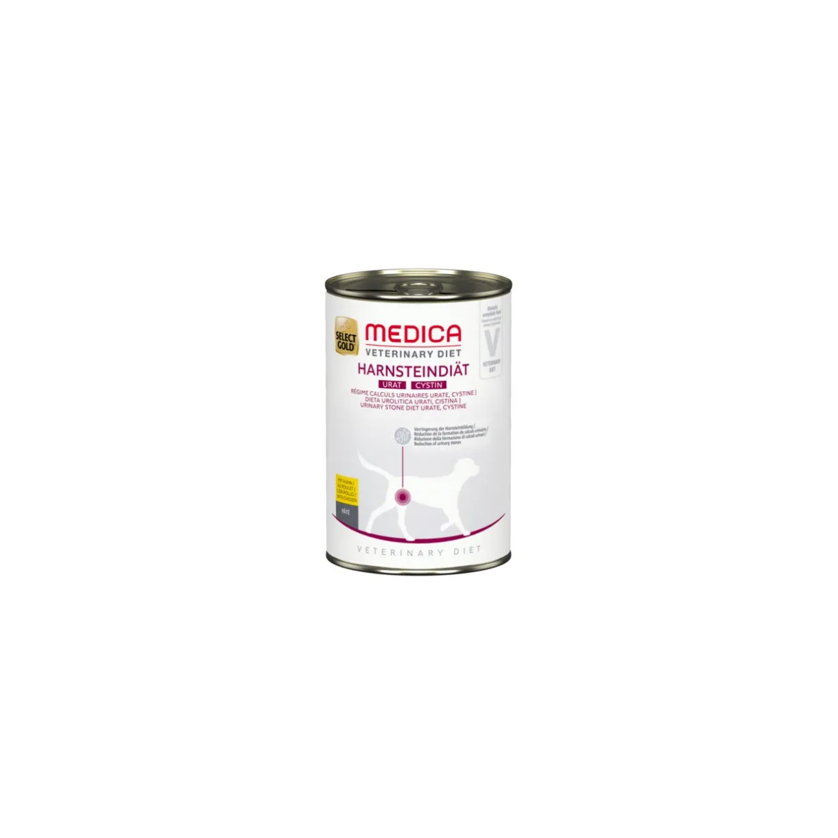 SELECT GOLD Problèmes Urinaires|Nourriture Humide^Medica Régime calculs urinaires Urat & Cystine au Poulet 6x400 g