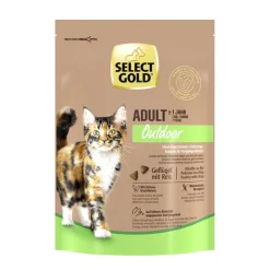 SELECT GOLD Croquettes Pour Chat^Outdoor Adult volaille et riz 300 g