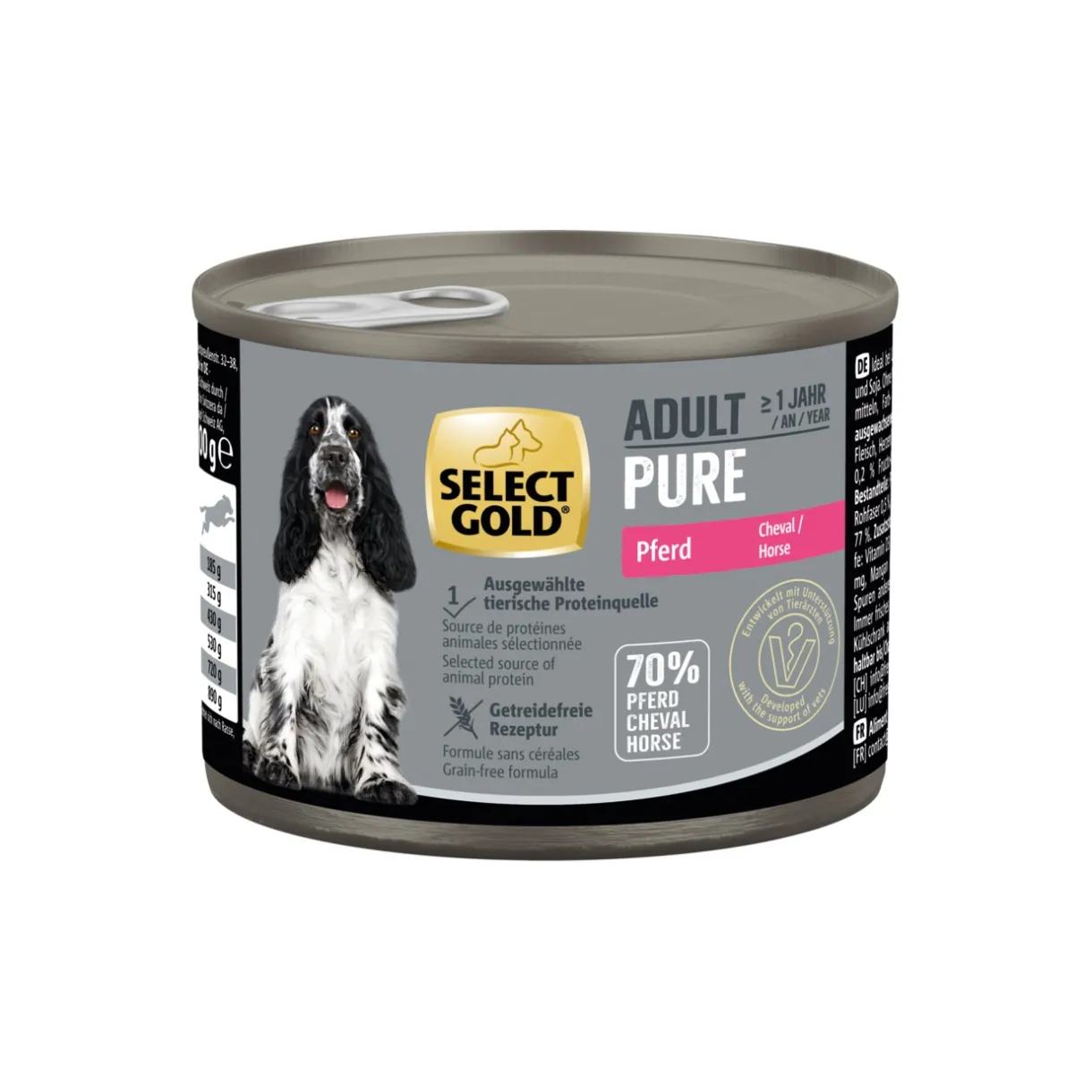 SELECT GOLD Nourriture Humide^Pure Adult Cheval 6x200 g