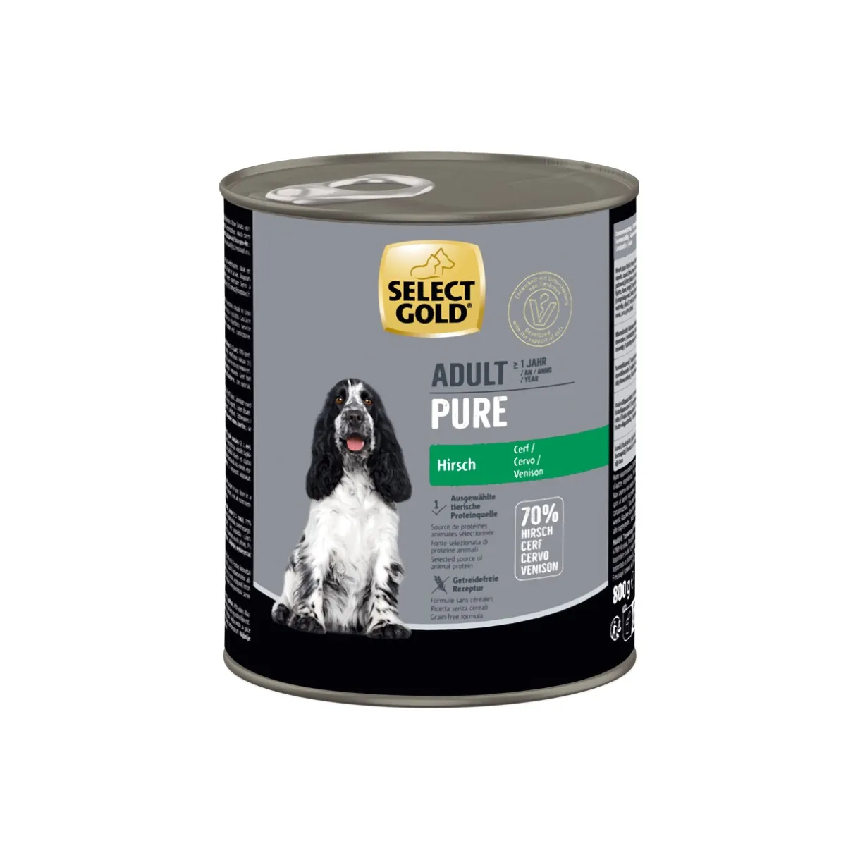 SELECT GOLD Nourriture Humide^Pure Adulte Cerf 6x800 g