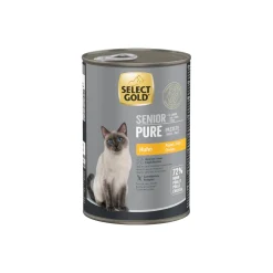 SELECT GOLD Nourriture Humide^Pure Senior Paté Poulet 6x400 g