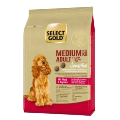 SELECT GOLD Croquettes^Sensitive Adulte Medium Cheval au tapioca 1 kg