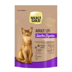 SELECT GOLD Croquettes Pour Chat^Sensitive Adult protéine d'insectes 300 g