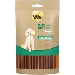 SELECT GOLD Soins Dentaires|Friandises^Sensitive Dental Snacks pour les petits chiens 99 g