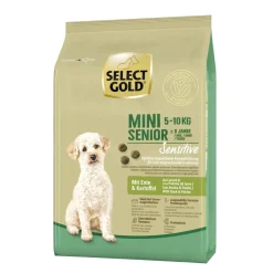 SELECT GOLD Croquettes^Sensitive Mini Senior canard & pommes de terre 1 kg