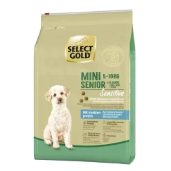 SELECT GOLD Croquettes^Sensitive Mini Senior insecte 4 kg