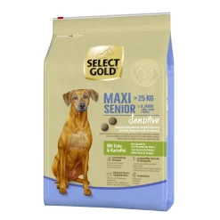 SELECT GOLD Croquettes^Sensitive Senior Maxi Canard aux pommes de terre 4 kg