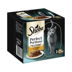 Sheba Nourriture Humide^Perfect Portions nourriture humide pour chat, dinde en sauce 3x75 g Dinde