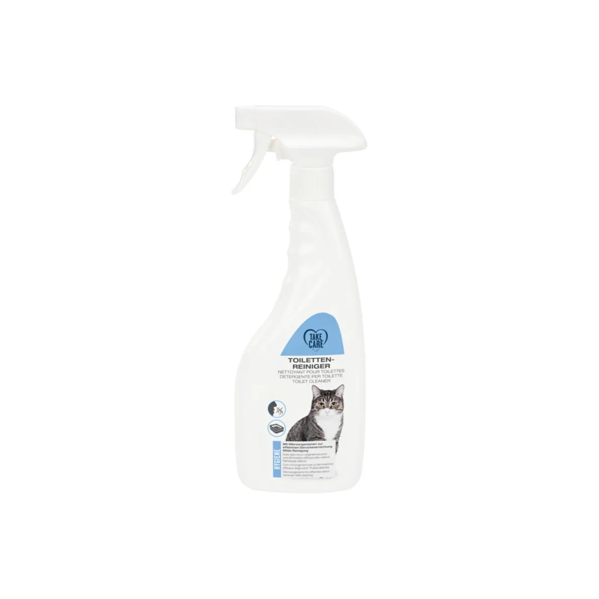 TAKE CARE Accessoires Litière^Nettoyant de toilettes pour chat