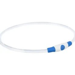 Trixie Colliers|Securité Dans L'Obscurité^Anneau lumineux Flash USB, plastique bleu S-M