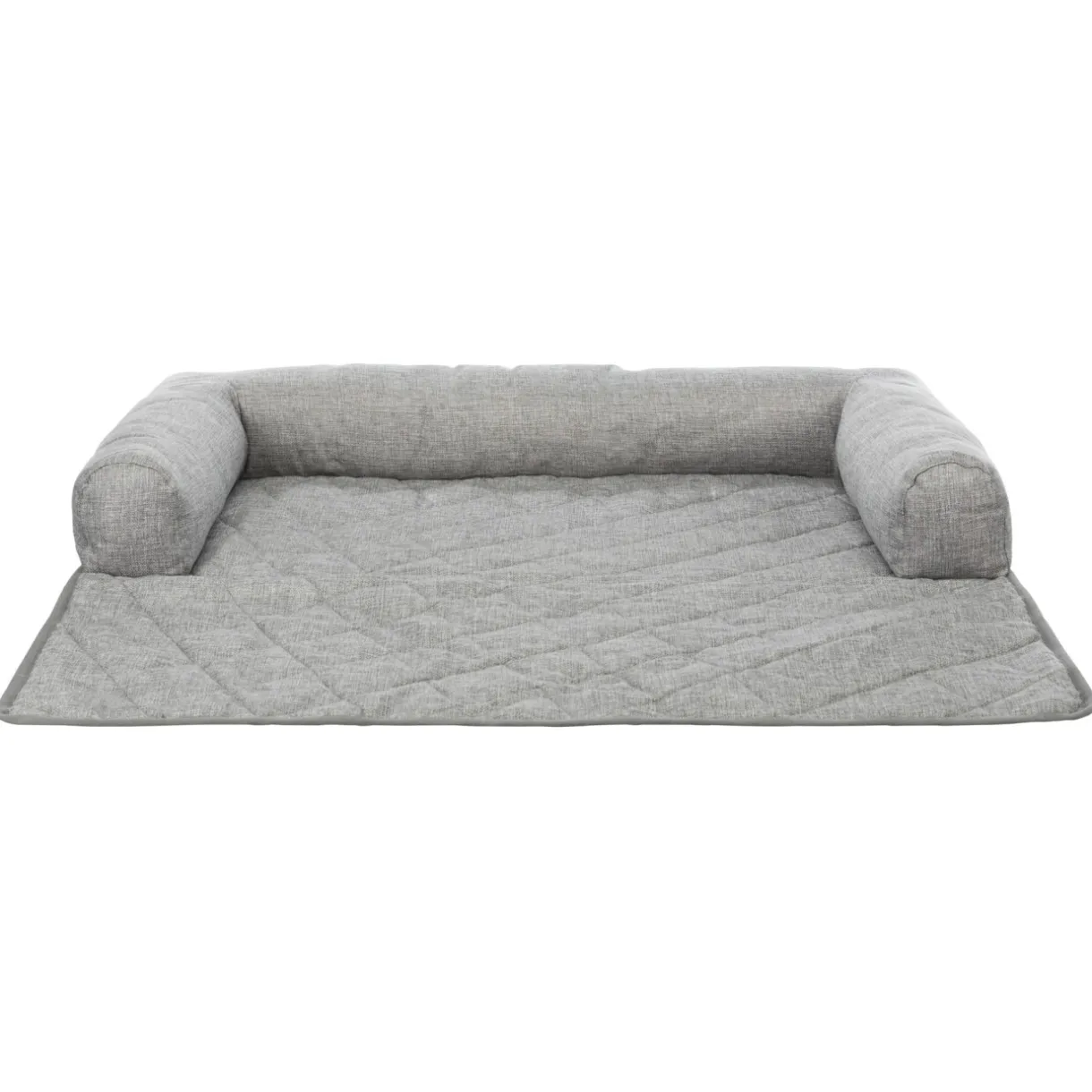 Trixie Couvertures Pour Chien^couverture de protection rembourrée Nero, rectangulaire, 90×90 cm, gris clair