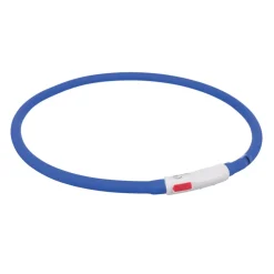 Trixie Colliers|Securité Dans L'Obscurité^Flash anneau lumineux USB, XS-XL 70 cm/ø 10 mm bleu