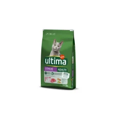 Croquettes Pour Chat^Ultima Stérilisé Adulte avec du Bœuf 7,5 kg