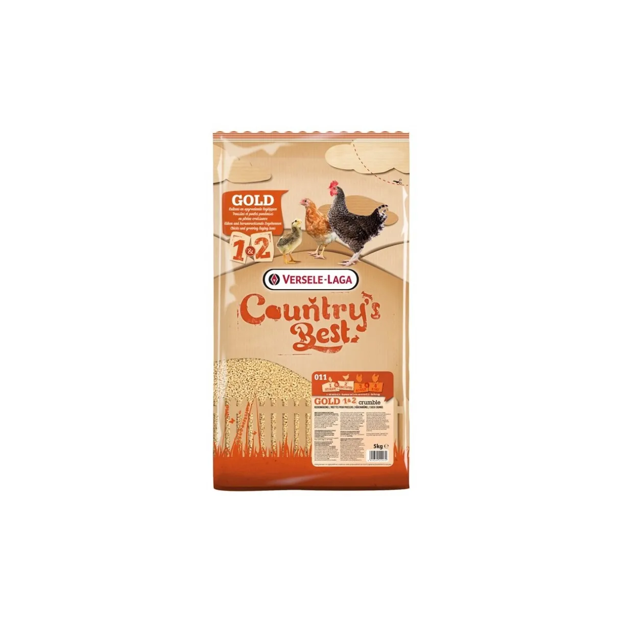 Versele-Laga Tout Dans Poules & Basse-Cour|Nourriture & Foin^Country’s Best GOLD 1 & 2 Crumble 5 kg