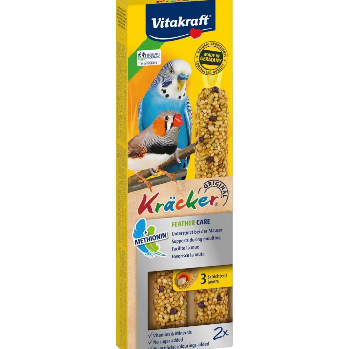 Vitakraft Friandises^Vitacraft Kräcker perriches 4x2 Feather-Care