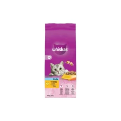 Whiskas Croquettes Pour Chat^Croquettes au poulet pour chat adulte stérilisé 14 kg