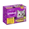 Whiskas Nourriture Humide^Multipack 1+ sélection de volailles en sauce 12x85 g