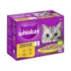 Whiskas Nourriture Humide^Multipack 11+ sélection de volaille en gelée 12x85 g