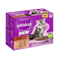 Whiskas Nourriture Humide|Nourriture^Multipack Junior sélection classique en sauce 12x85 g