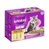 Whiskas Nourriture Humide|Nourriture^Multipack Junior sélection de volailles en gelée 12 x 85 g