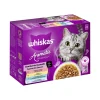Whiskas Nourriture Humide^Nourriture humide pour chat adulte, Multipack, 1+ Sélection variée, en sauce 12x85 g