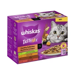 Whiskas Nourriture Humide^Tasty Mix Multipack Country Collection en sauce 12 x 85 g