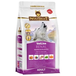 WOLFSBLUT Croquettes|Régime Rénal^Adult VetLine Renal, poulet 2 kg