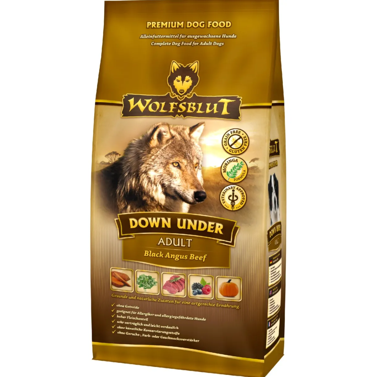 WOLFSBLUT Croquettes^Down Under, Boeuf aux légumes 2 kg