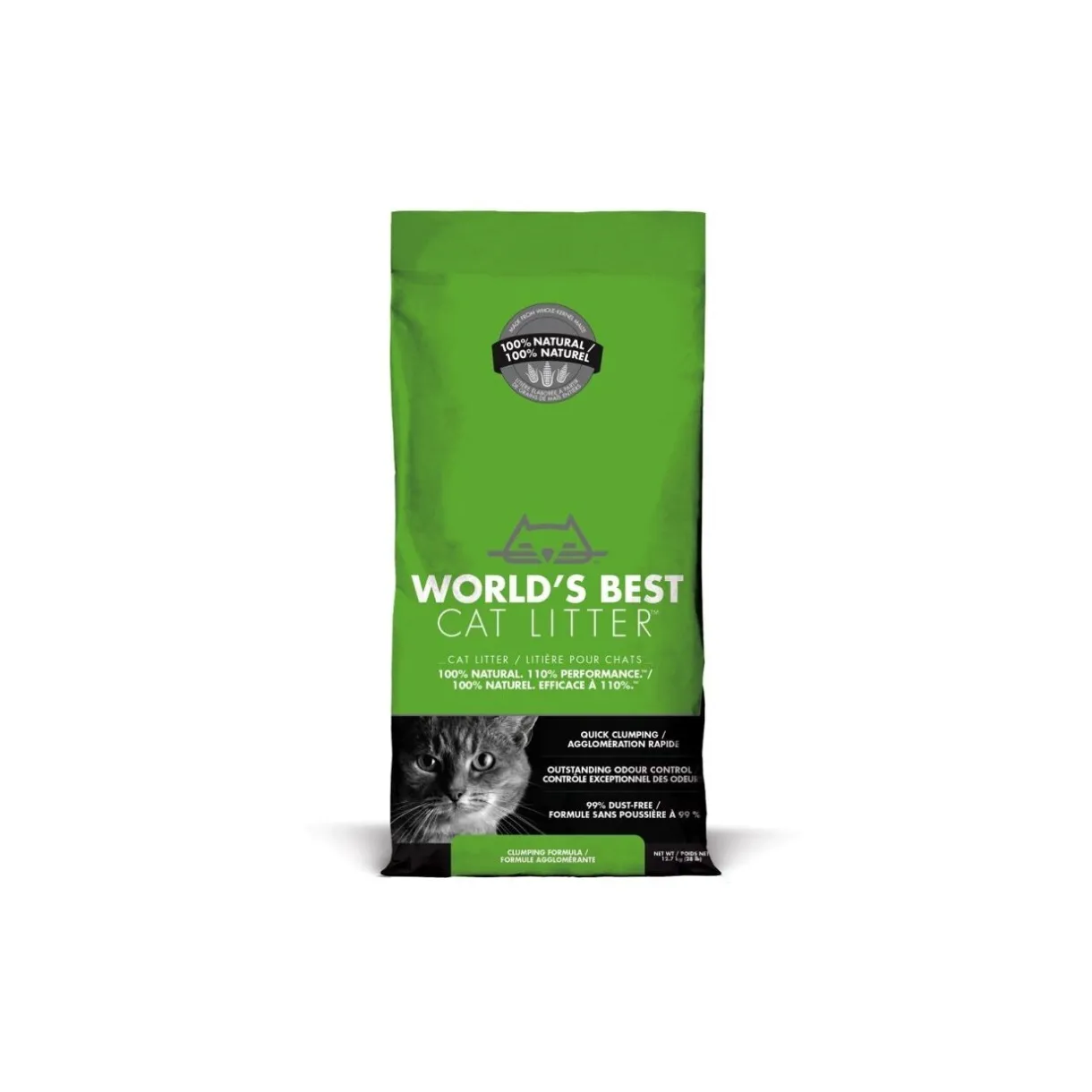 WORLD'S BEST Litière Pour Chat^Cat Litter Clumping 6,35 kg