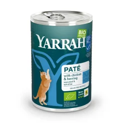 Yarrah Nourriture Humide|Nourriture Bio^Adult Bio Pâté 12 x 400g Poisson
