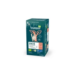 Yarrah Nourriture Humide^nourriture humide bio chat barquettes multipack pâté saumon 8x100g